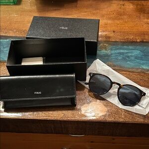 Italic Medium Tortoise Sunglasses with Case